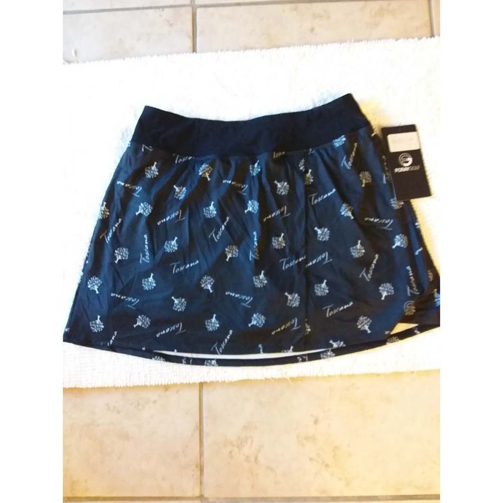 Foray Golf Black White Toscana Patterned Skort Size XL NEW